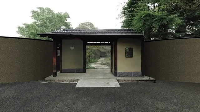 料亭の面影を残す門構え