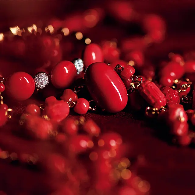 カラージュエリー　レッド