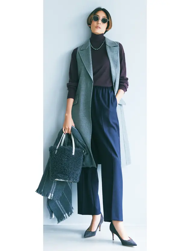 ドゥロワーのタートルニットのLIZA