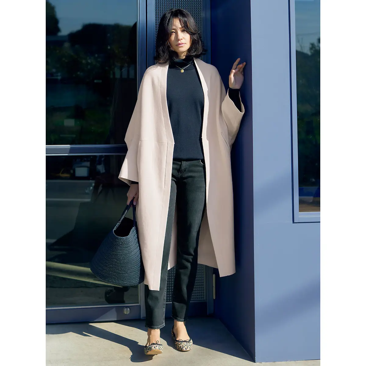 HAVEL studio×éclat リラックスニットコート