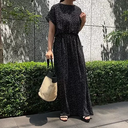 【50代 ワンピース】初夏の大人のワンピの画像_4