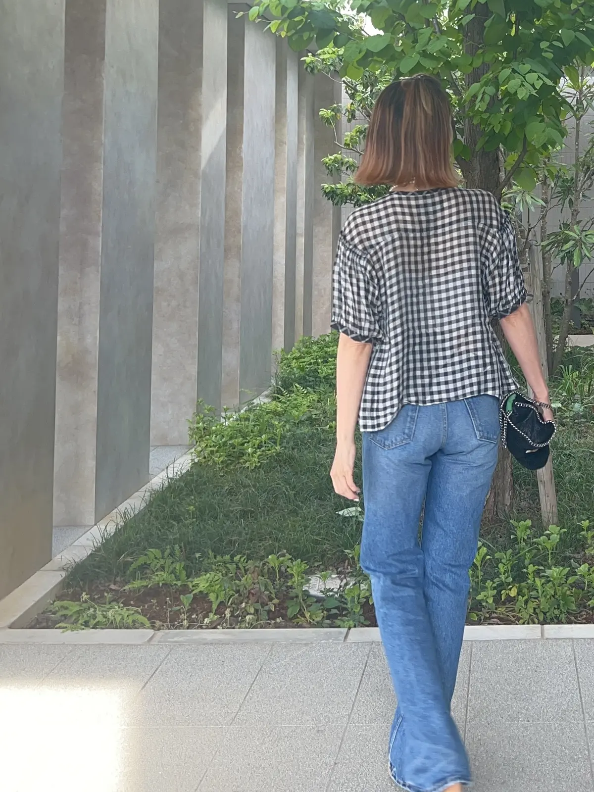 流行りのギンガムチェックをデニムで大人のの画像_4