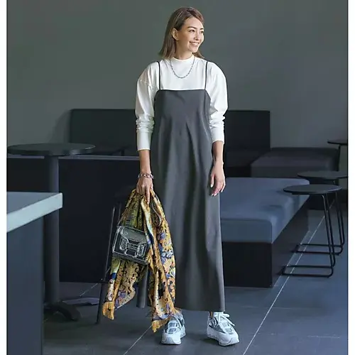 【50代 ワンピース】秋ワンピースで大人の画像_7