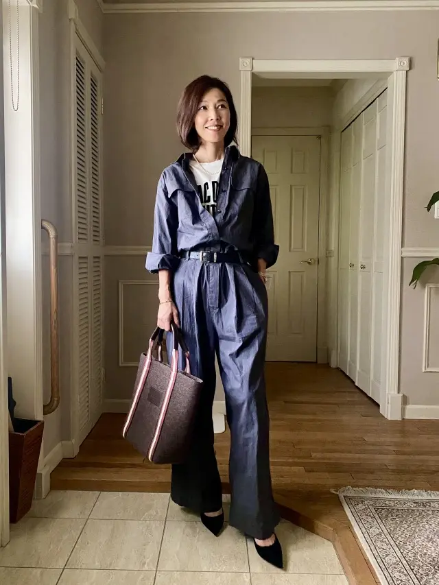 アラフィーのオールインワンコーデの画像_1