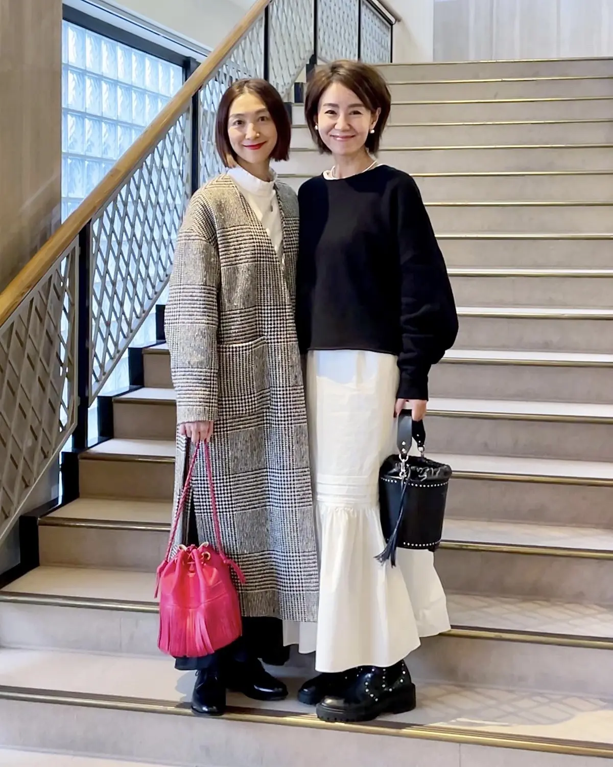 グレンチェックコート❤︎パンツ＆スカートの画像_1