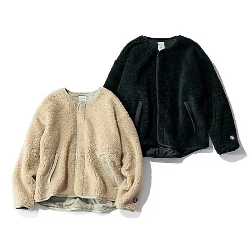 ORCIVAL ボアカラーレスブルゾン ￥23,980