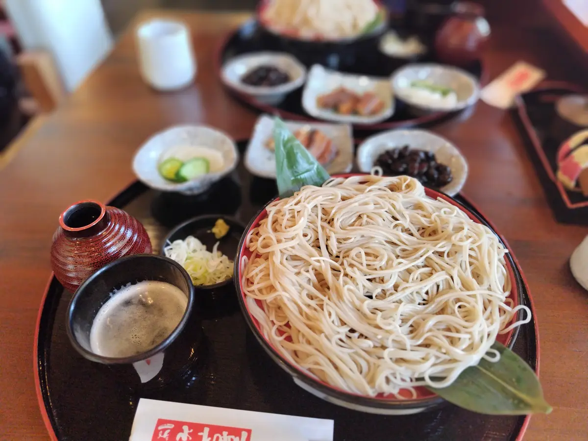 喜六そば　冷たいお蕎麦のセット