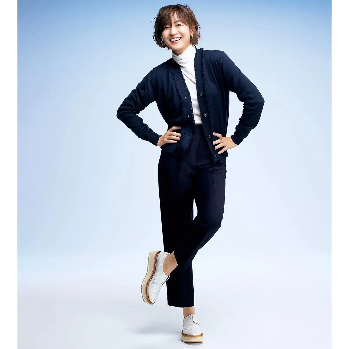 富岡佳子さんがまとう春名品「PIERREの画像_4