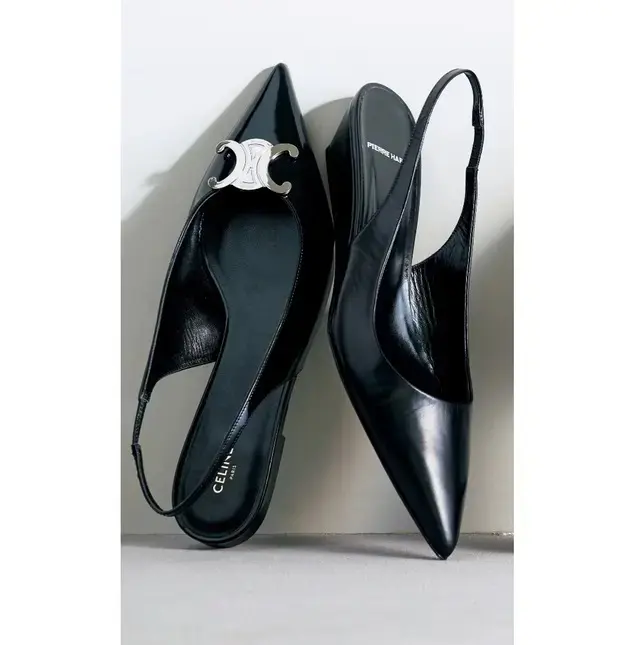 この春注目！バックスリングのパンプス　セリーヌ　ピエール アルディ
