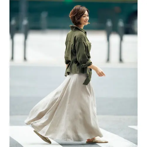 E by eclat リネンシャツジャケット ￥20,000+税