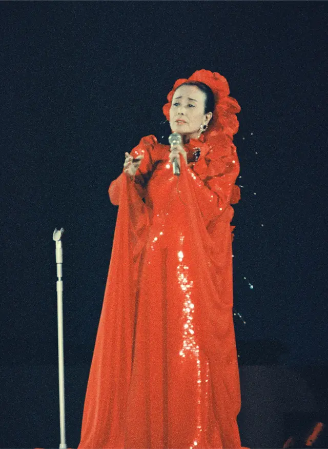 美空ひばりの最後の10年間の衣装も担当　 Ⓒ朝日新聞社/Getty Images