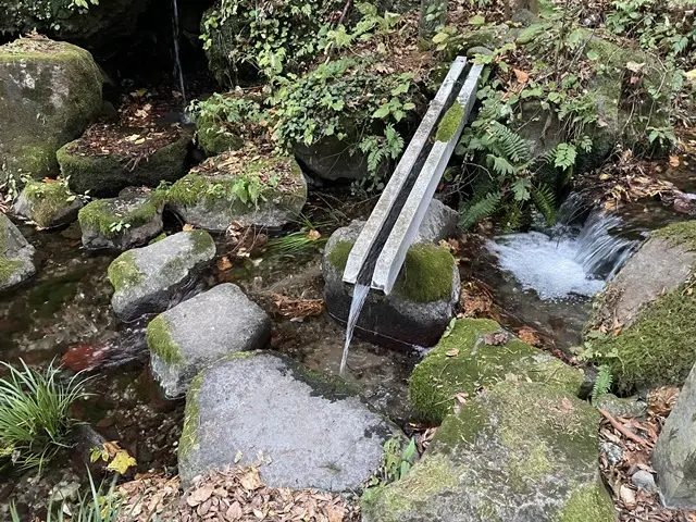 塩原天満宮の湧き水