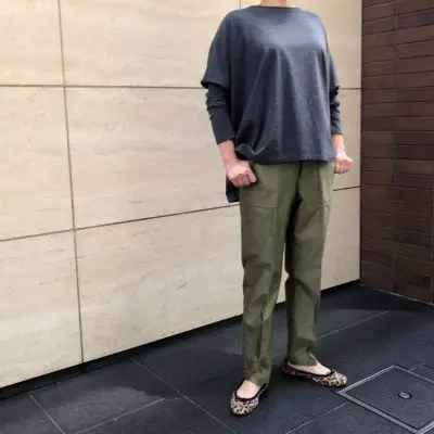 E by eclat ワイドカットソー ￥9,900