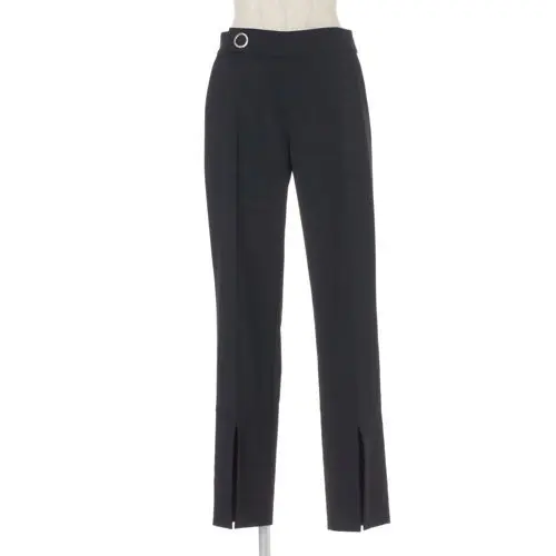 CINOH スリット入りテーパードパンツ