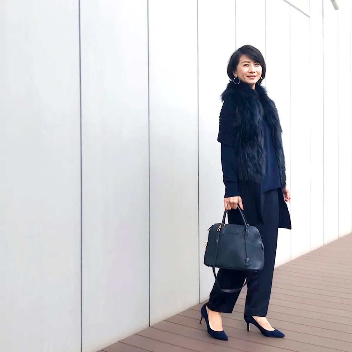 好感度の高い「ネイビー」コーデの画像_3