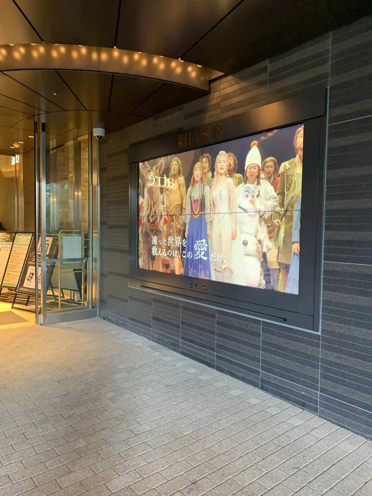 アナと雪の女王の電子広告