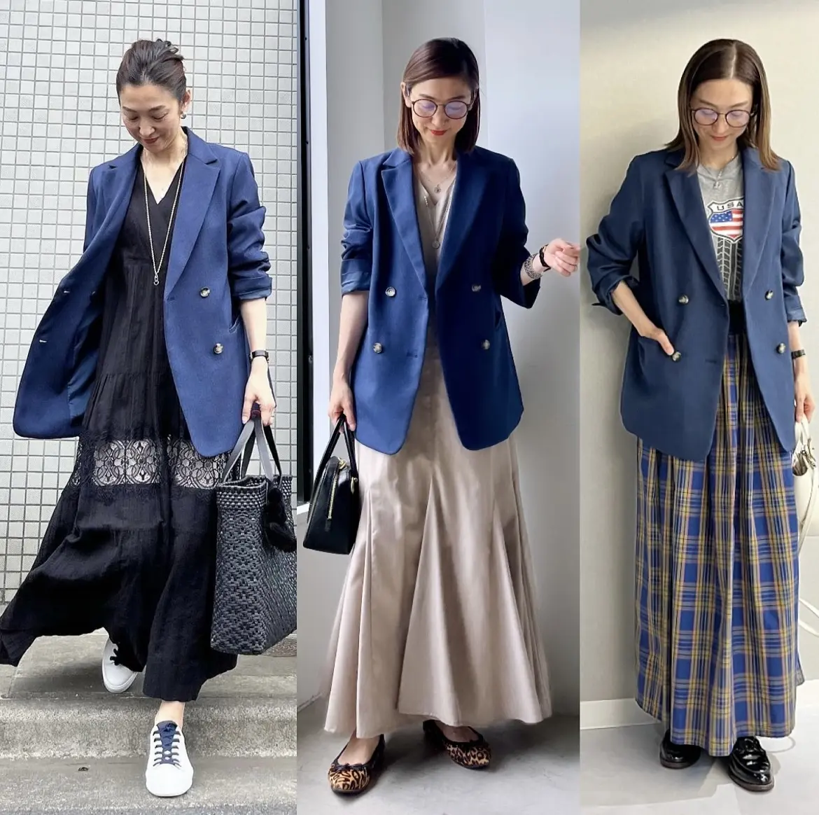 万能紺ブレ★8コーデの画像_9