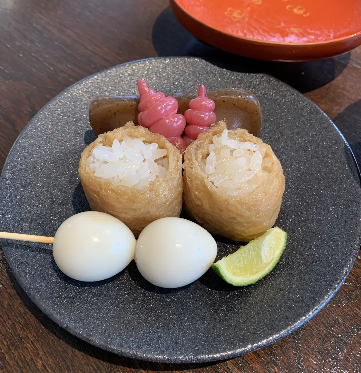 こんにゃく寿司 稲荷寿司 うずら すだち