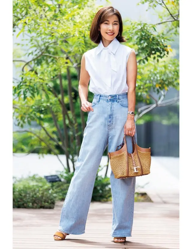 華組　“今どき感があって似合う”と娘にほめられたデニムはきれいめ仕上げで