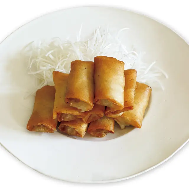 牡蠣の春巻きと白髪ねぎレシピ　有元葉子レシピ