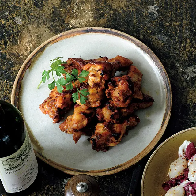 鶏手羽元のスパイシー塩麴焼き