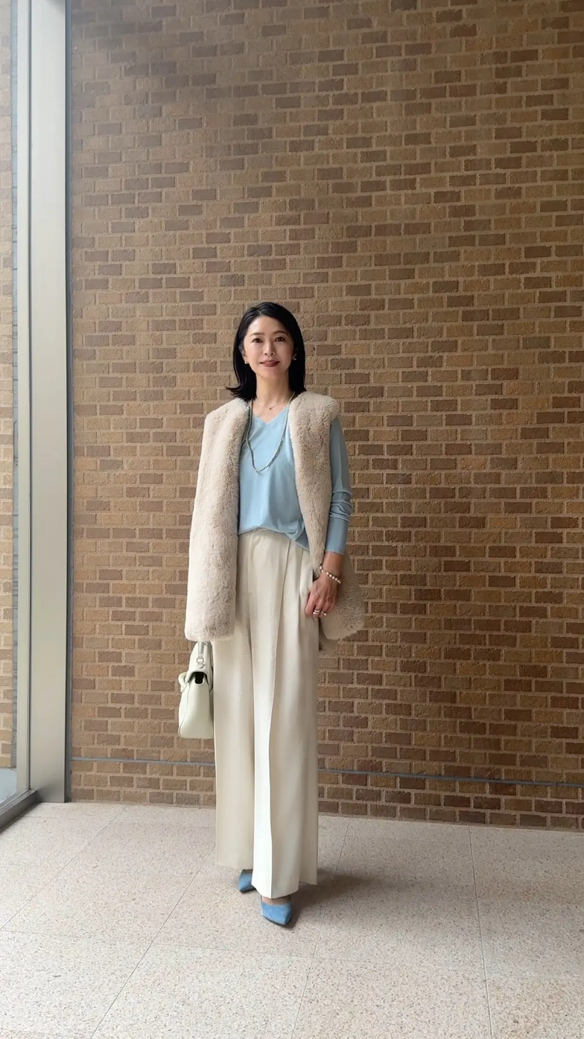 「シルクカシミヤ混 浅Vネックニット」極の画像_2