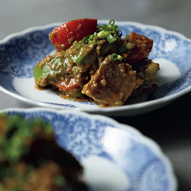 マグロとアボカドのあえ物