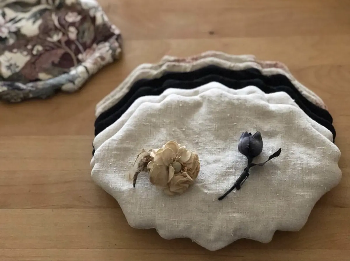 お菓子時間の布小物 〜おやつマット編の画像_1