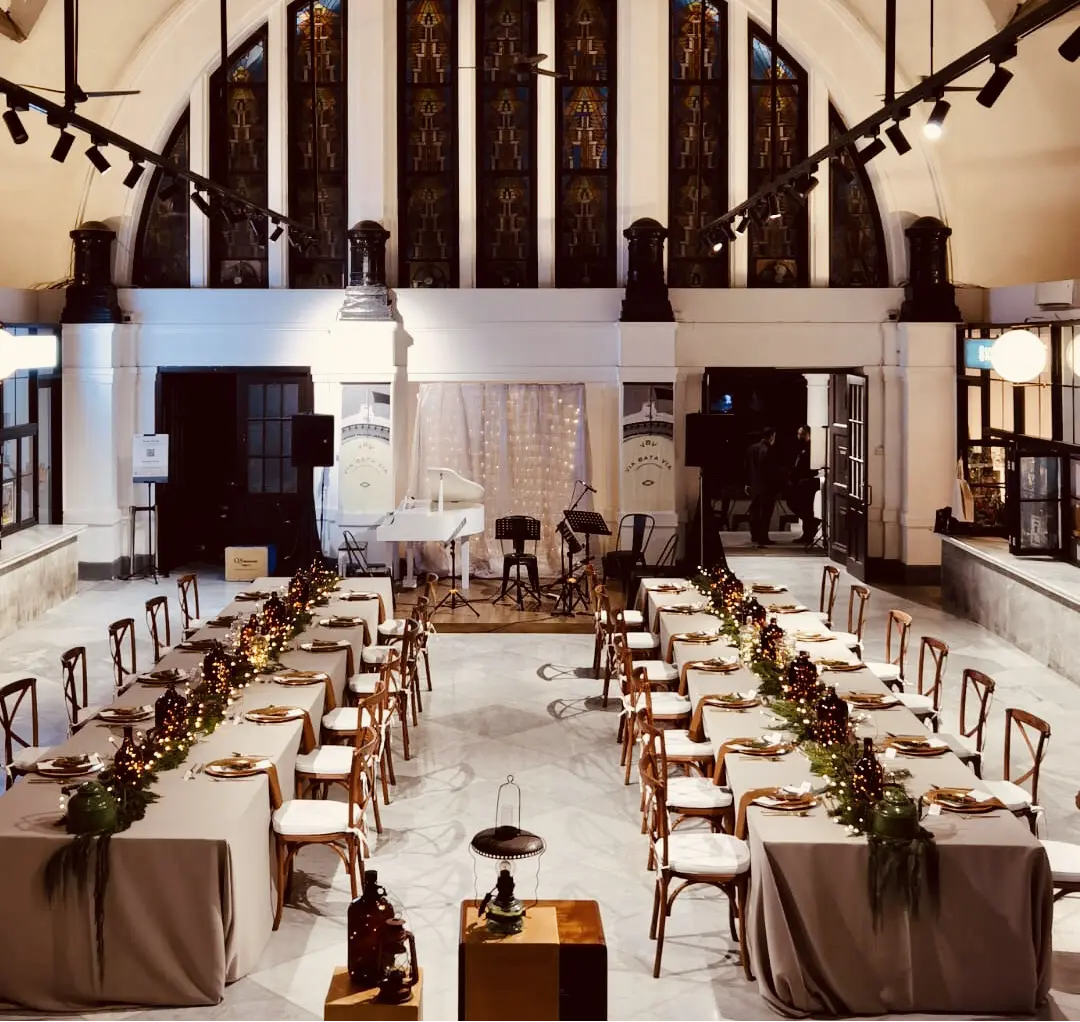 .ディナー　テーブルセッティング