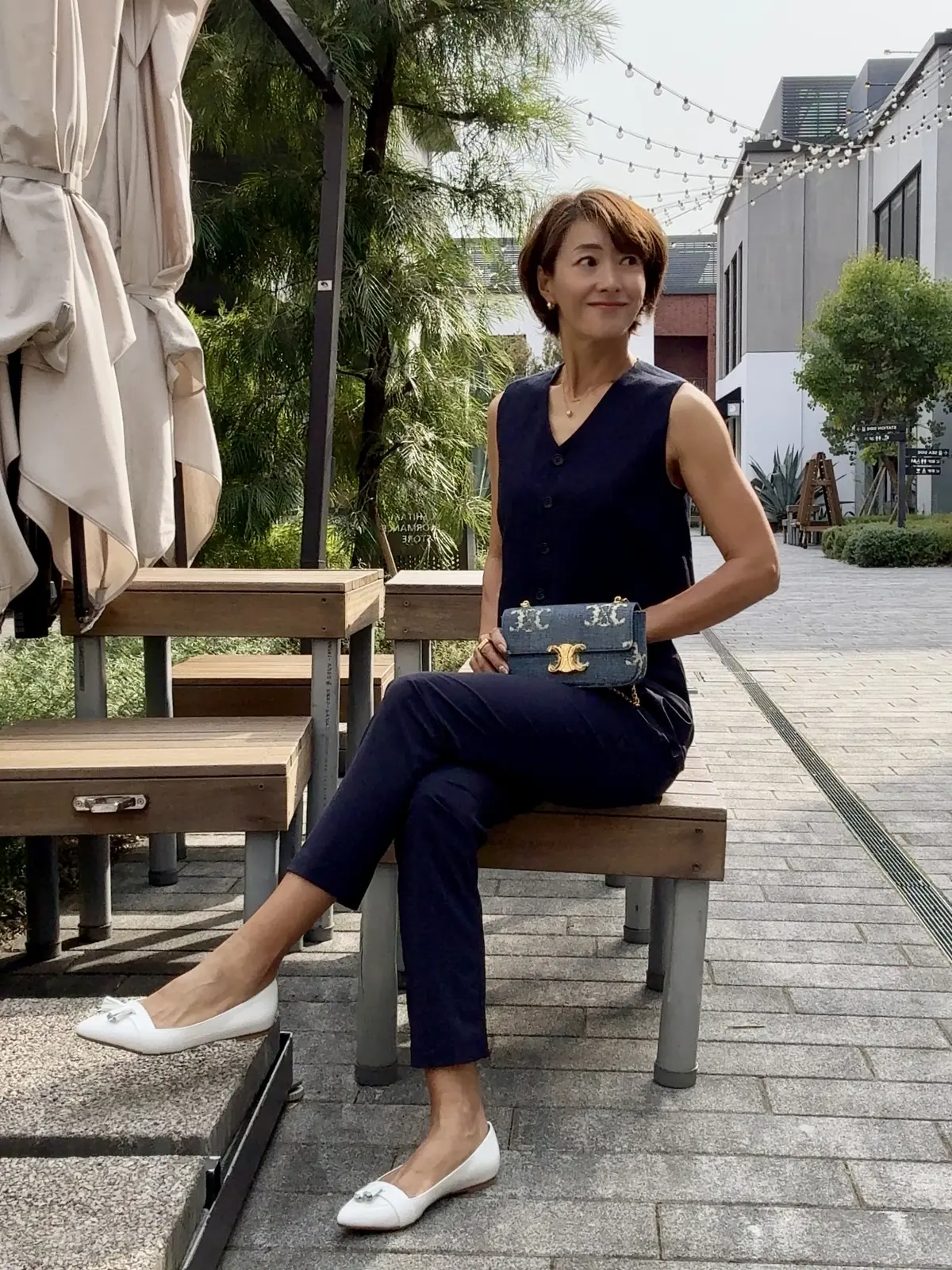 「E by eclat」多機能テーパードの画像_9