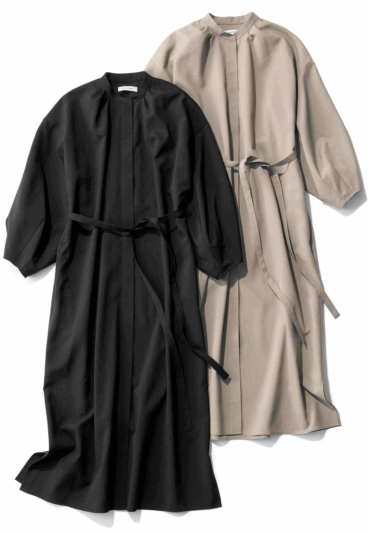 E by eclat バンドカラーワンピの画像_1