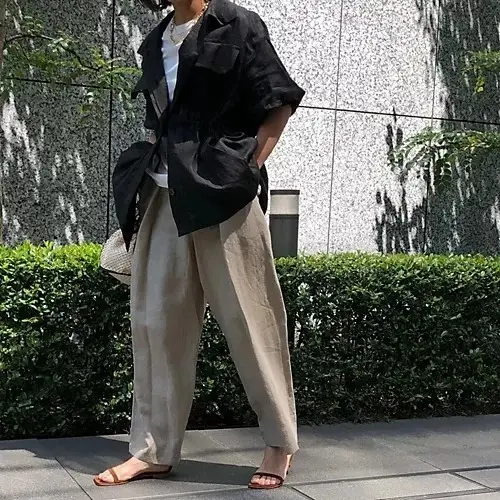【こなれて見え初夏パンツコーデ３選】＼おの画像_9
