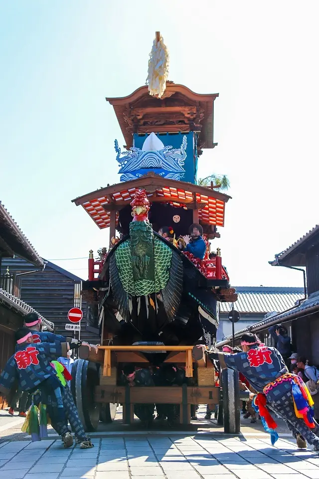 新町の車山「浦嶌（うらしま）」
