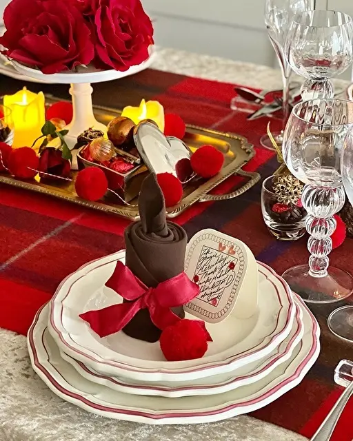 バレンタインテーブル