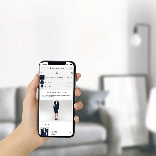 2着目以降は 記録されたボディデータをもとに、ECサイトで購入できる