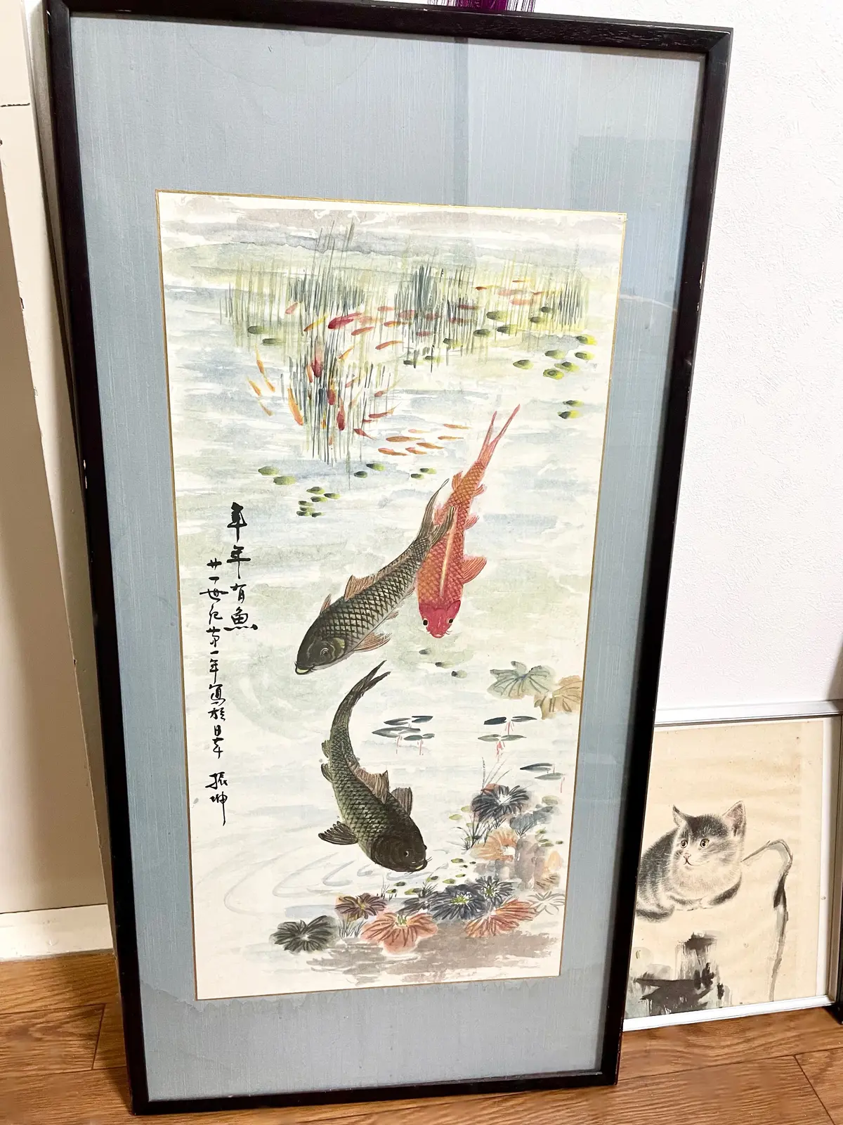 漢方アロマ施術と指導 漢方養成院、絵画、インテリア、室内、サロン内、中国絵画