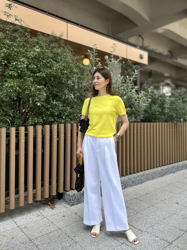 銀婚式ランチは、夫と選んだホワイトパンツの画像_7