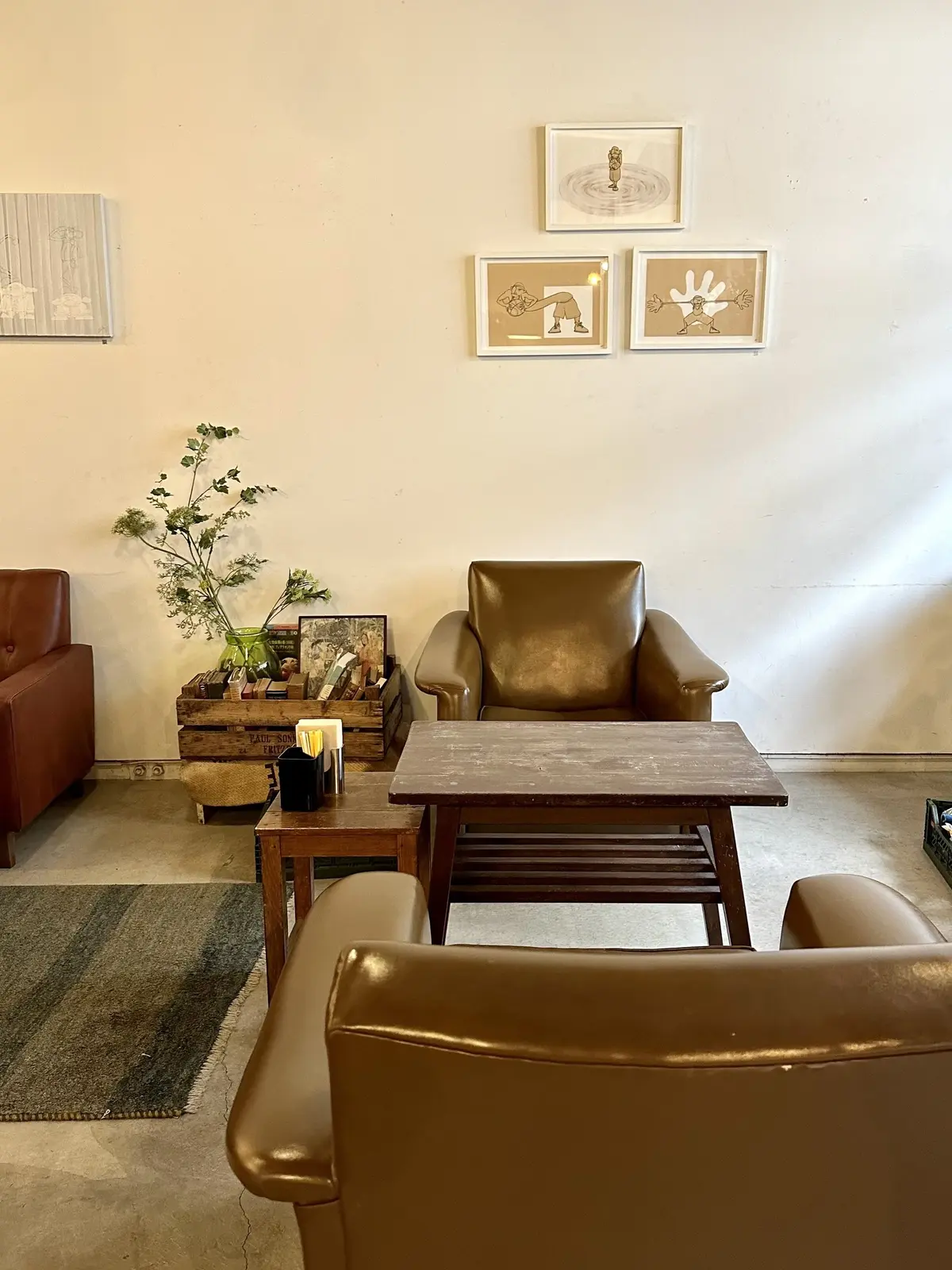 清澄白河　カフェ「fukadaso」店内