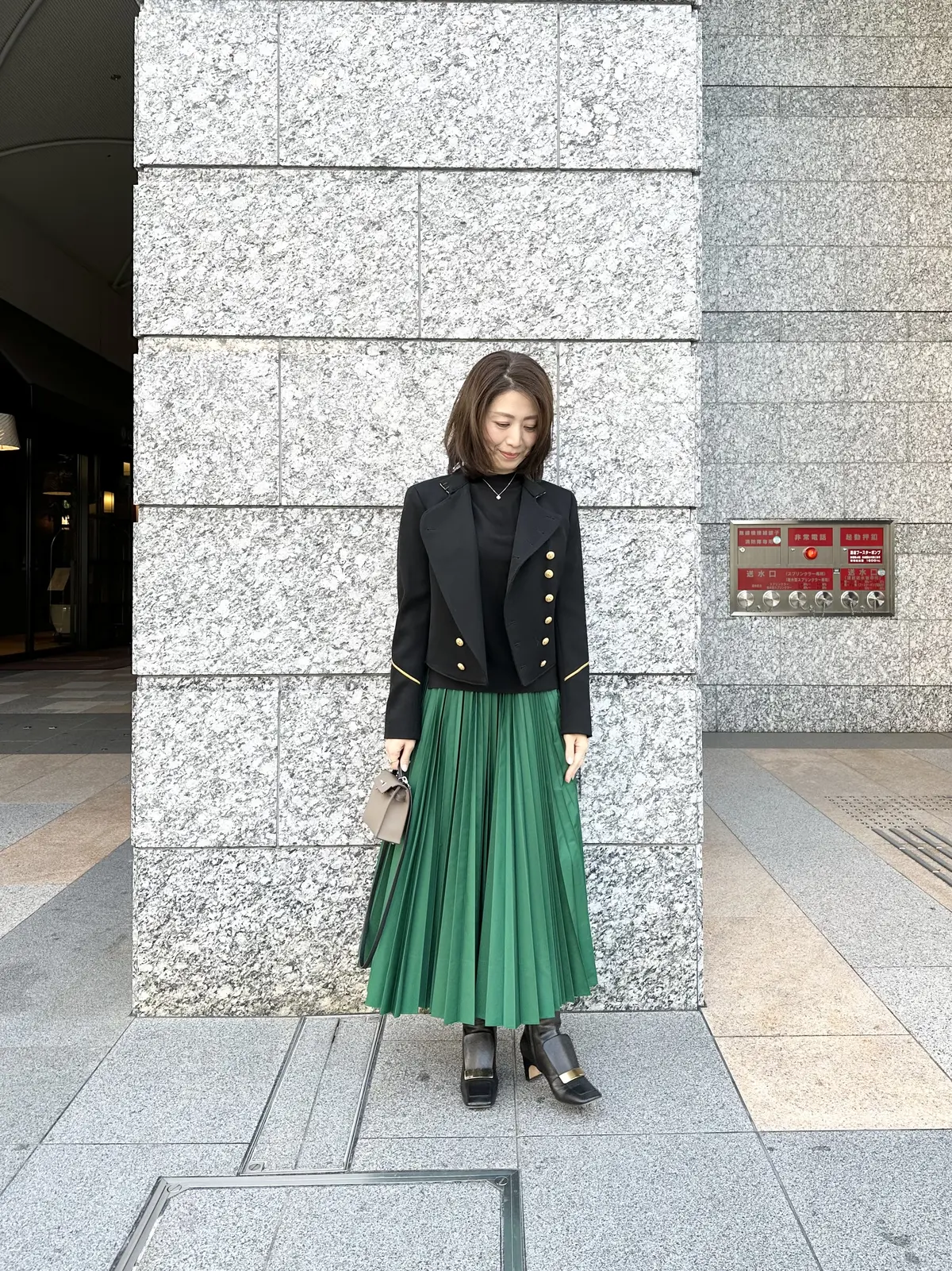今季更新したグリーンのスカートの画像_1