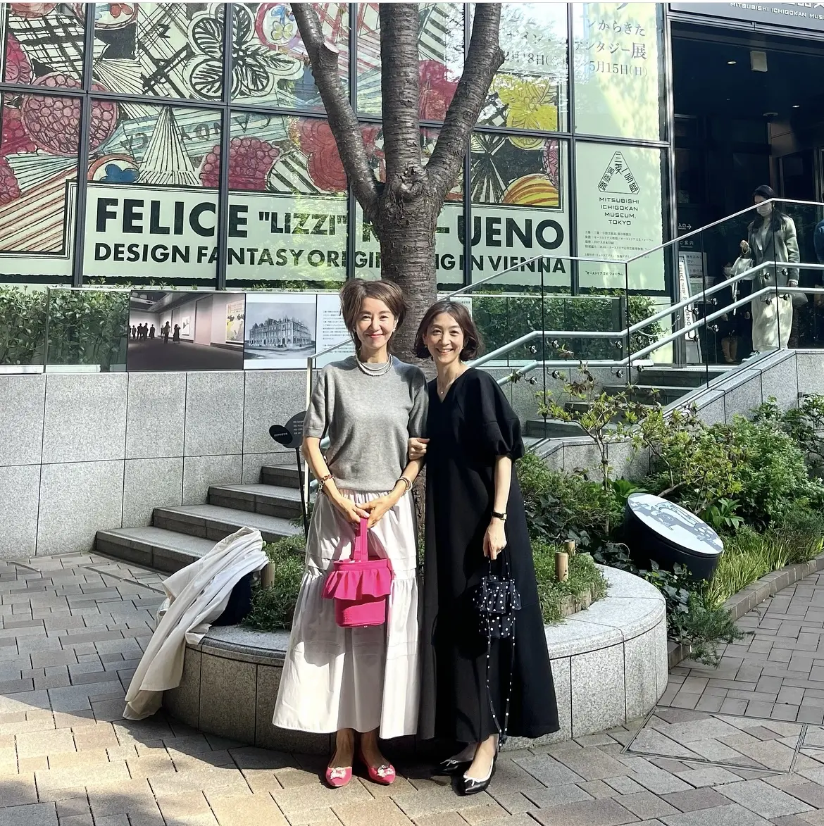 セツコサジテールBAGで❤︎上野リチ展の画像_3