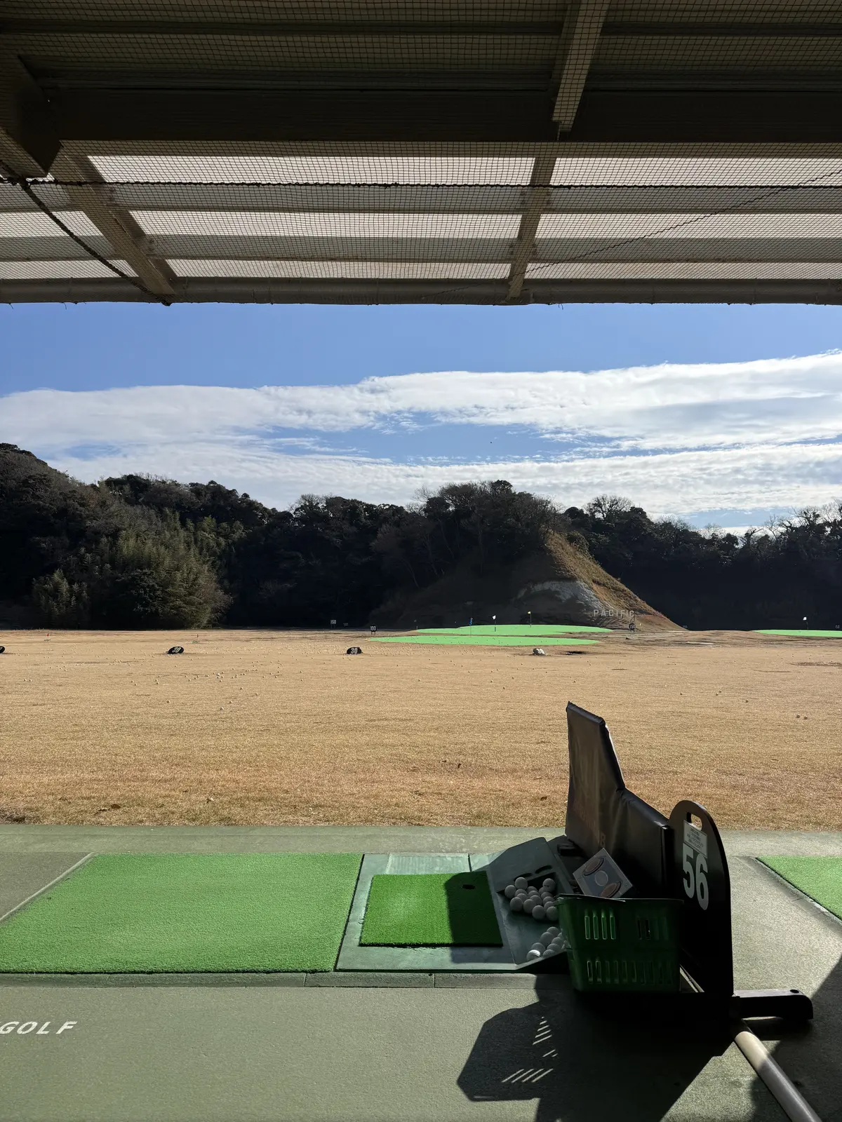 ゴルフレッスン　風景