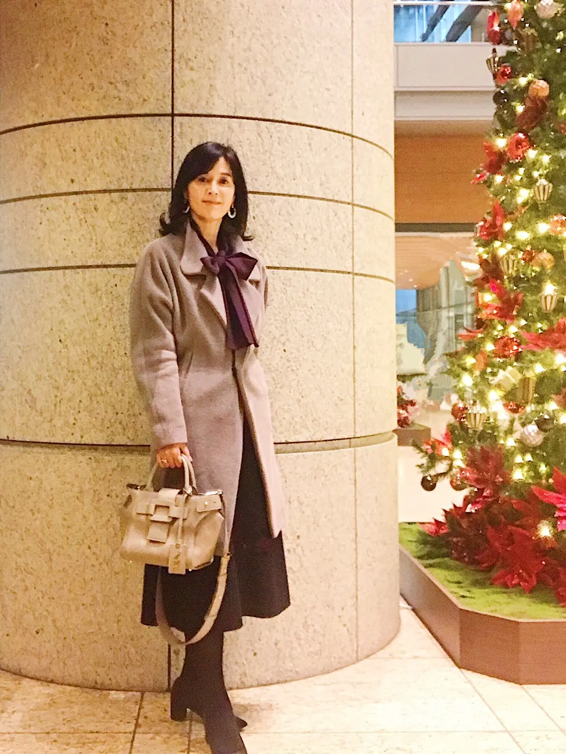 グレージュ×パープルの画像_2