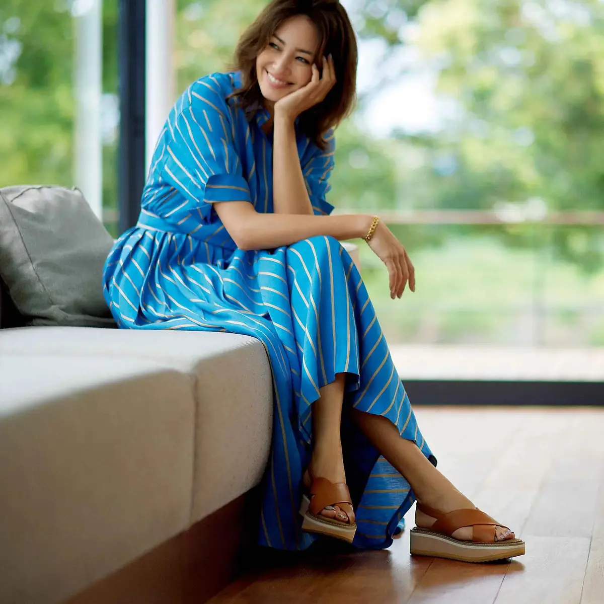 CLERGERIE プラットフォームサンダル