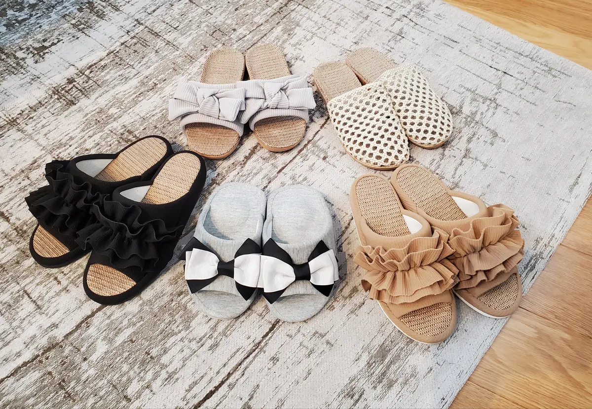 NITORIの可愛いスリッパ達