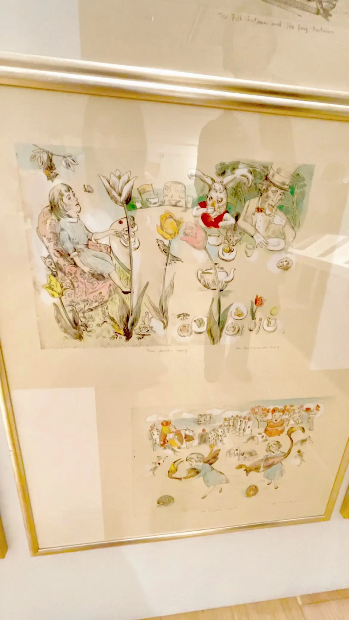 制作道具、早稲田、館内、早稲田大学、早稲田大学 国際文学館、村上春樹ライブラリー、銅版画作家、山本容子、作品展、山本容子版画展、不思議な国のアリス