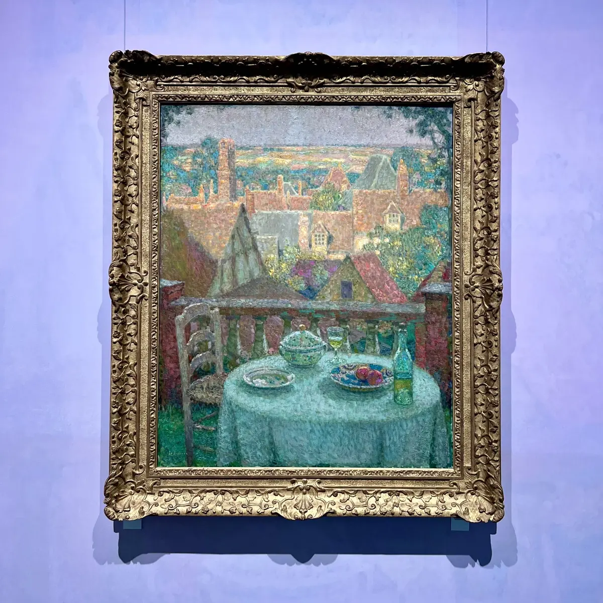 アンリ・ル・シダネルとアンリ・マルタン美術展の絵画