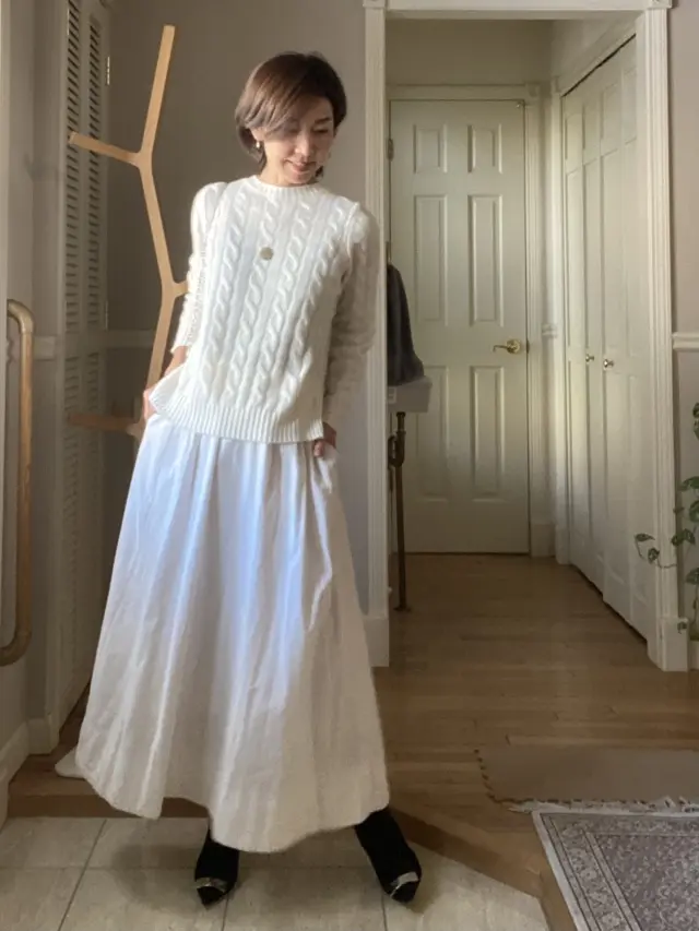 ZARAのセーターコーデ2種の画像_1