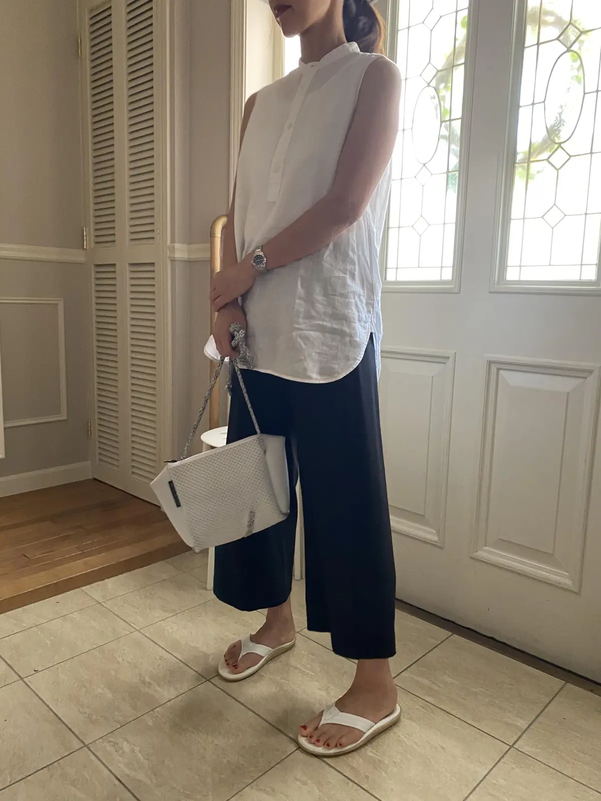 ウエストゴムの楽ちんだけど綺麗見え。パンの画像_3