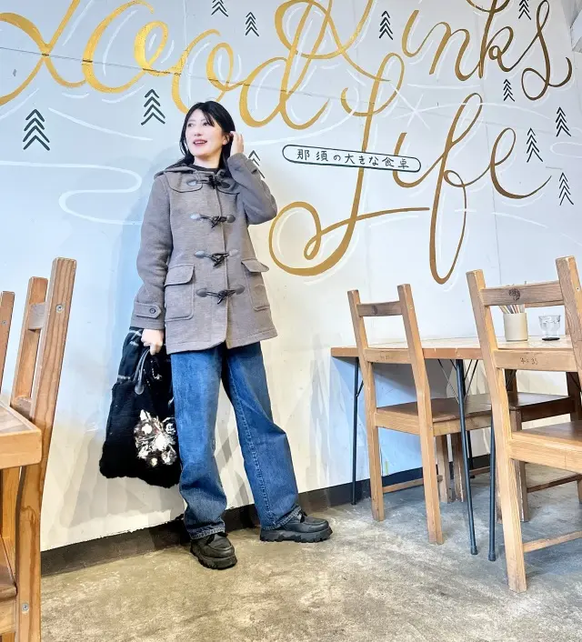 那須ランチはシンプルにブラウン×ワイドデの画像_9