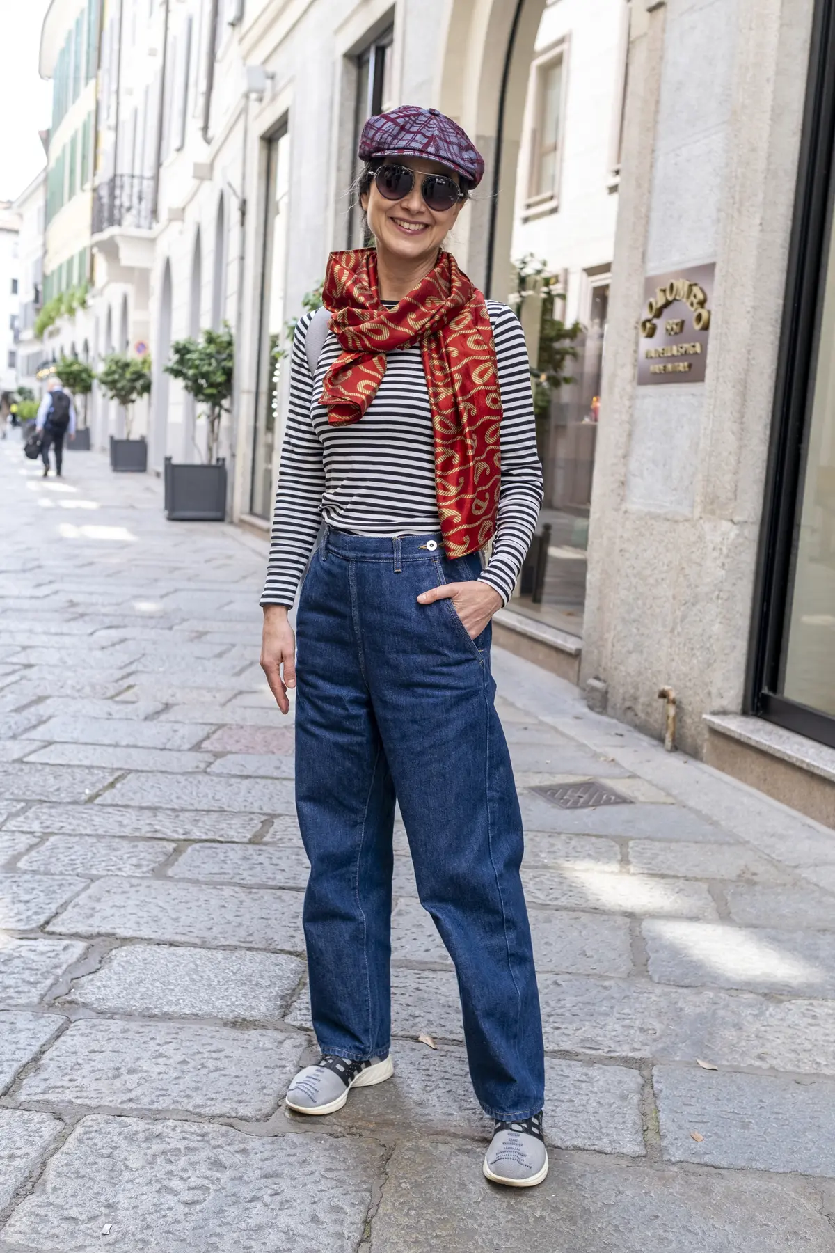 ちょっと個性的なディテールの、シルヴィアのデニム